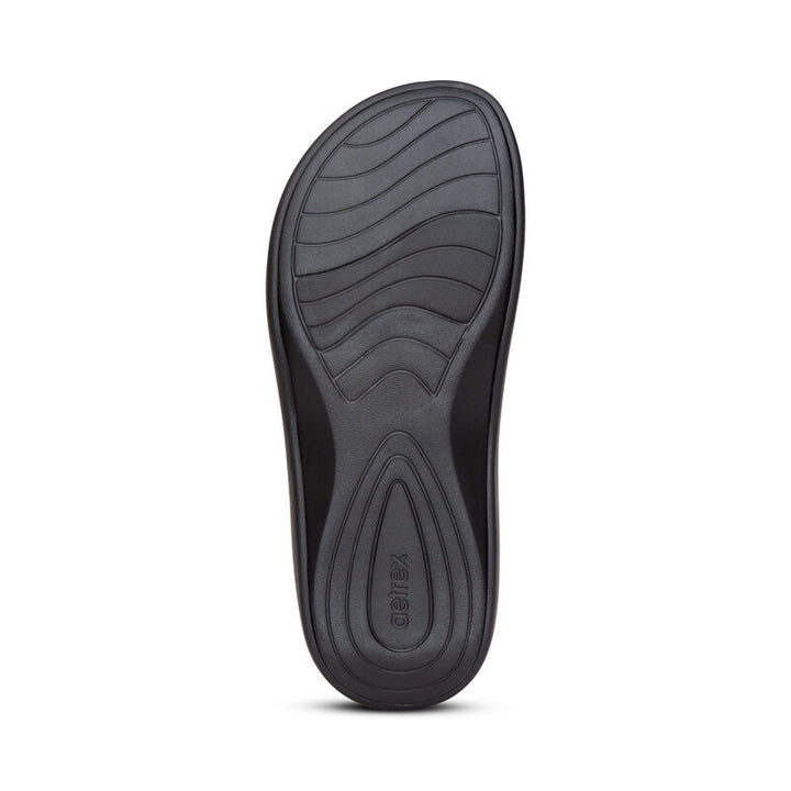 Women's Aetrex Jillian Sport Water-Friendly Sandal Color: Black