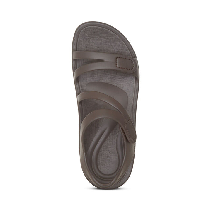 Women's Aetrex Jillian Sport Water-Friendly Sandal Color: Java