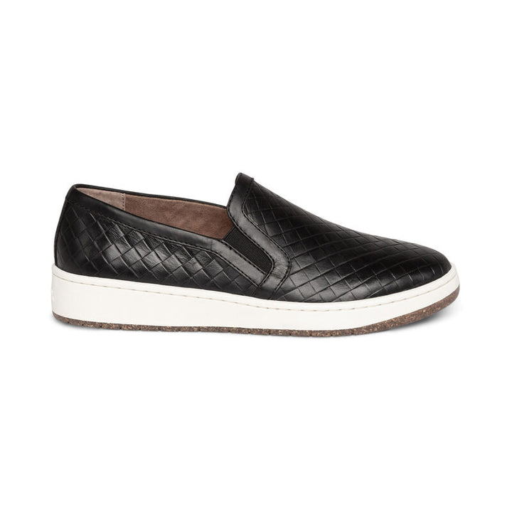 Women's Aetrex Kenzie Slip-On Comfort Sneaker Color: Black