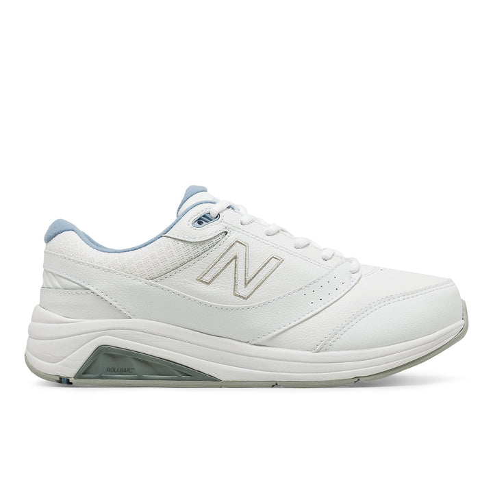 Women's New Balance 928v3 Color: White with Blue (REGULAR & WIDE WIDTH)