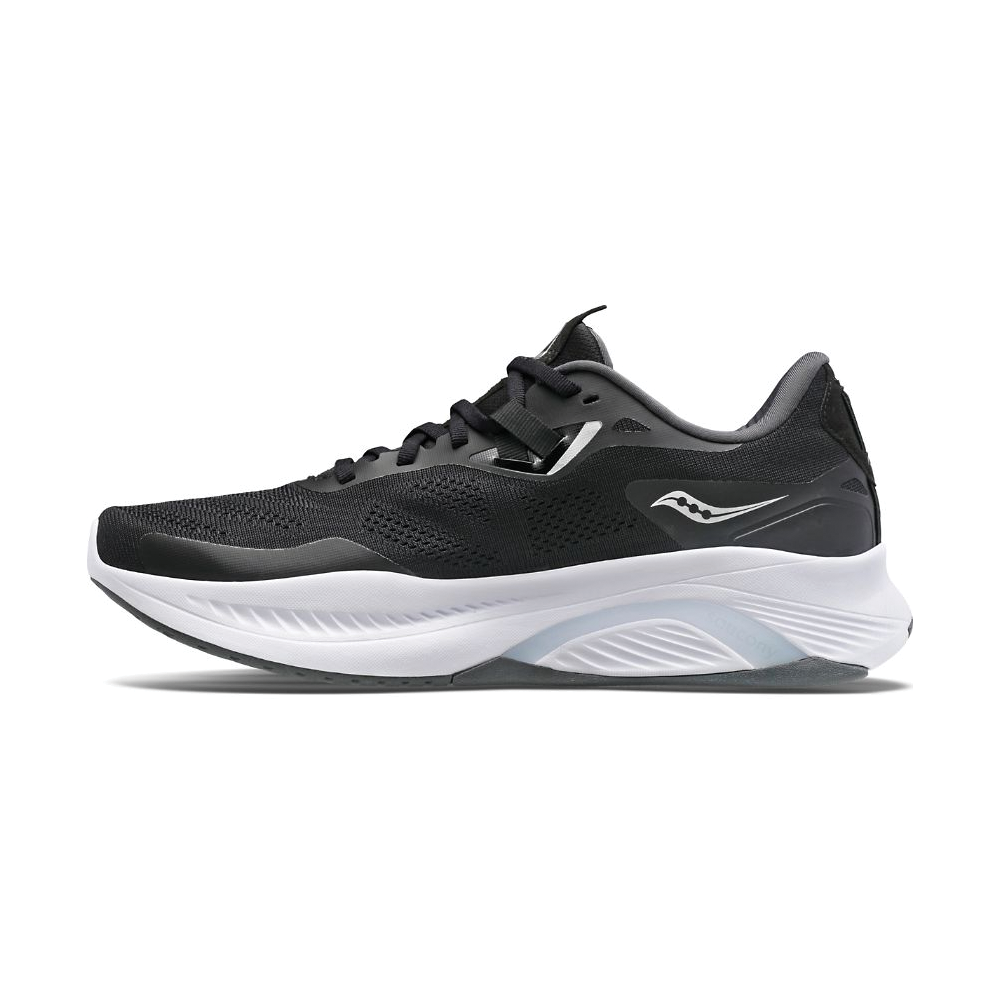 Women's Saucony Guide 15 Color: Black | White (WIDE WIDTH)Women's Saucony Guide 15 Color: Black | White (WIDE WIDTH)