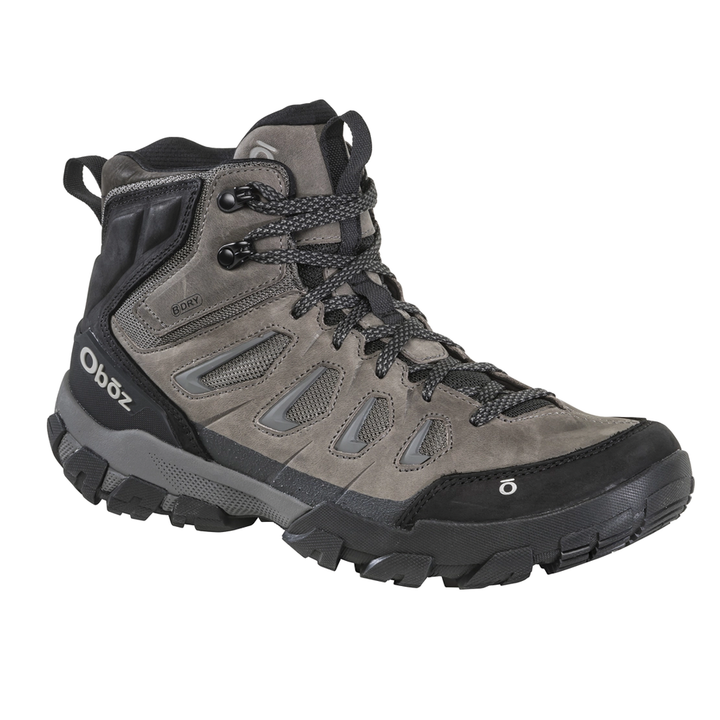 Men's Oboz Sawtooth X Mid Waterproof Color: Charcoal