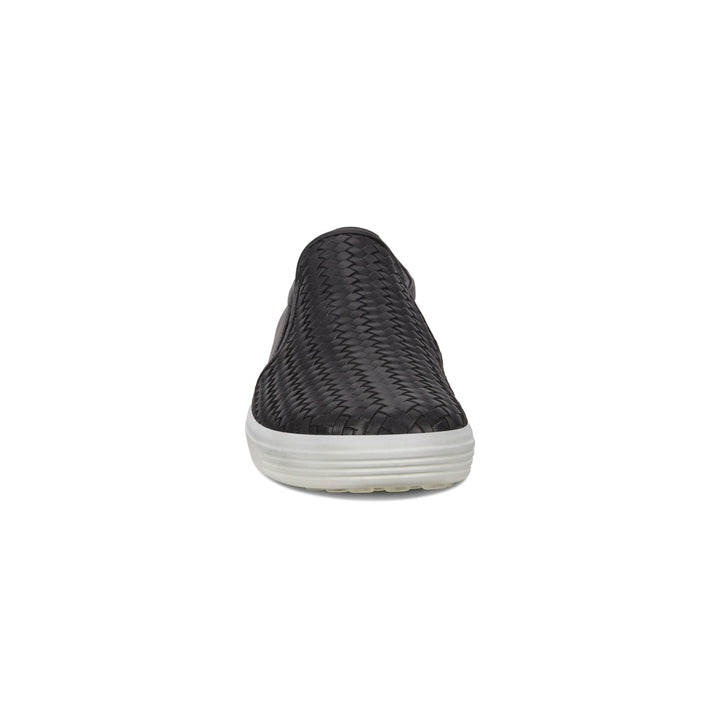 Women's Ecco Soft 7 Woven Slip On 2.0 Color: Black