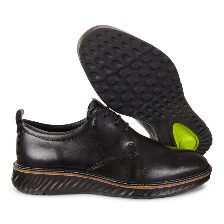 Men's Ecco ST.1 Hybrid Plain Toe Color: Black