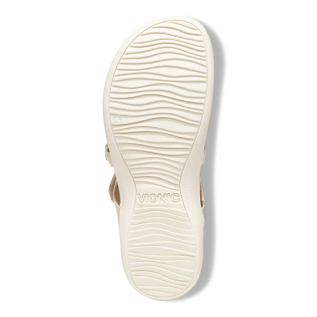 Women's Vionic Karley Toe Post Sandal Color: Cream