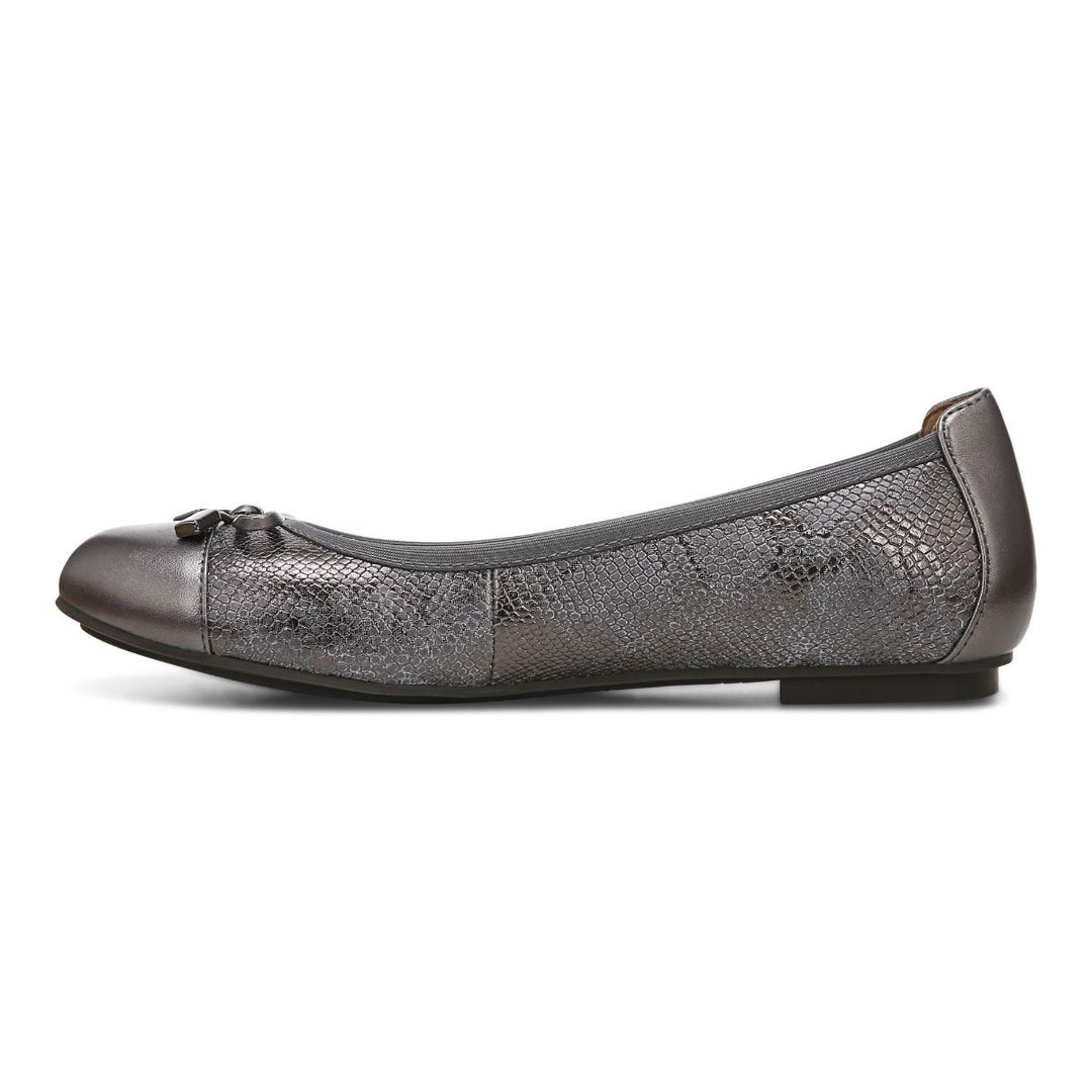 Womens's Minna Ballet Flat Color: Pewter