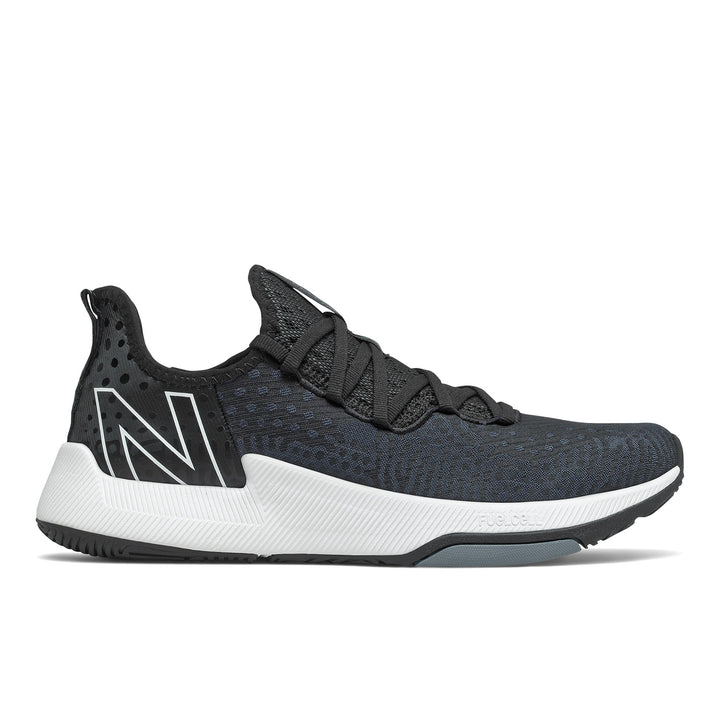 Men's New Balance Fuel Cell 100 Color: Black with Outerspace and Ocean Grey