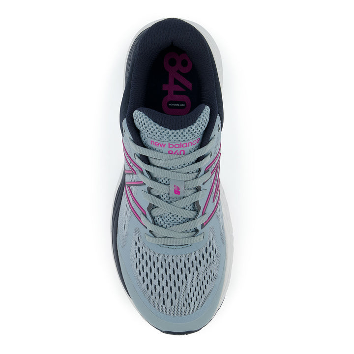 Women's New Balance 840v5 Color: Cyclone with Eclipse and Magenta Pop (REGULAR, WIDE, and EXTRA WIDE WIDTH)