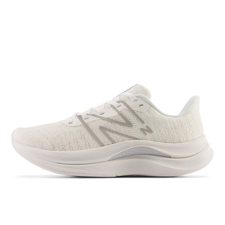 Women's New Balance FuelCell Propel v4 Color: White with Quartz Grey