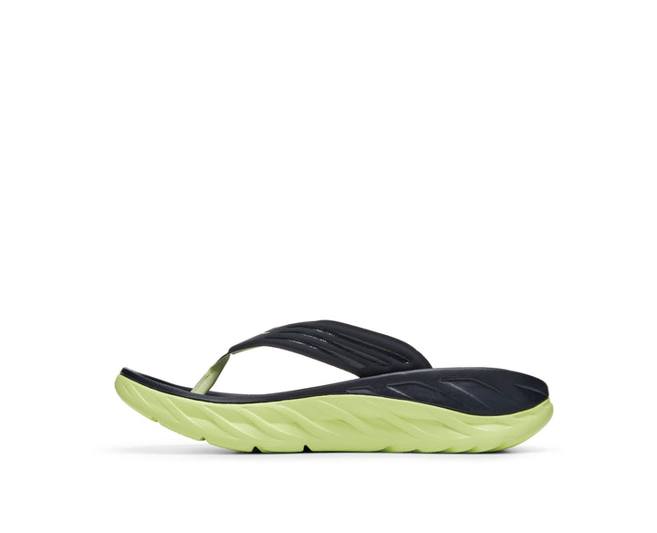Men's Hoka ORA Recovery Flip Color: Blue Graphite/ Butterfly